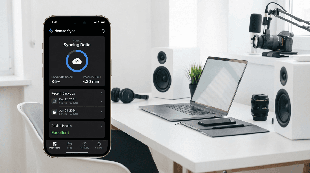 Nomad Sync - Dashboard